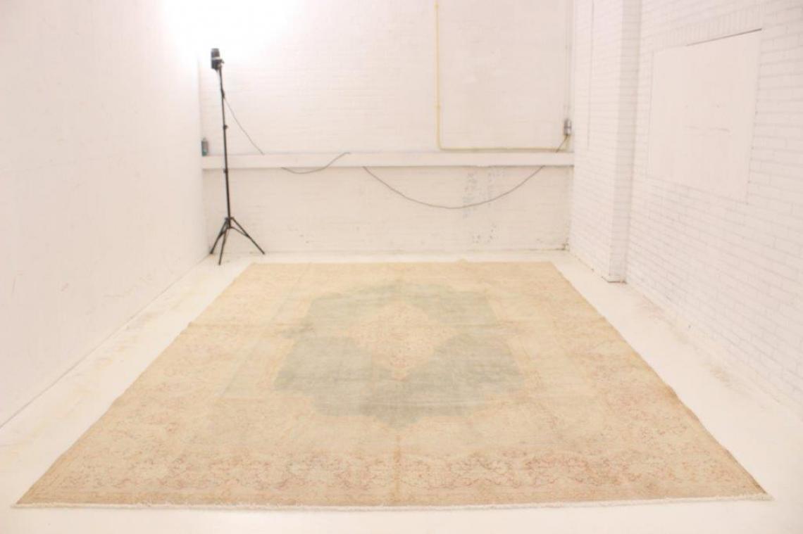 Distressed Persian Rug